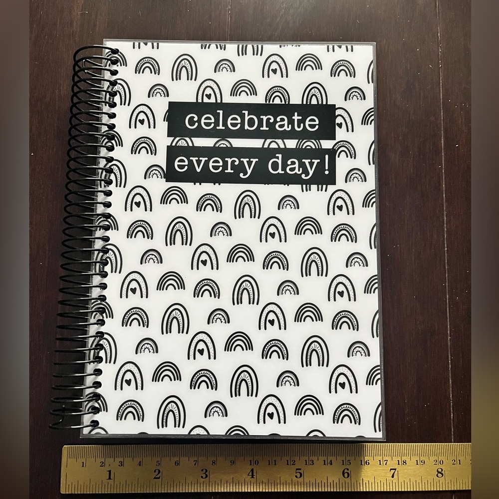 Lights Planner Action Coil A5 Blackout Planner Daily New Weekly Notebook TN
